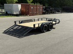 14' Horizon UTZ Bumper Pull Utility Trailer - (2) 3.5K Axles 017724