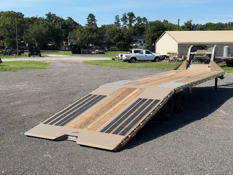 34' Horizon FYZ Gooseneck Hydraulic Dovetail Deckover Trailer - (2) 12K Axles 015564