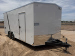 8.5 x 20 DX 7K Flat Top V Nose Car Hauler (2) - 3500 lb Axles 149904