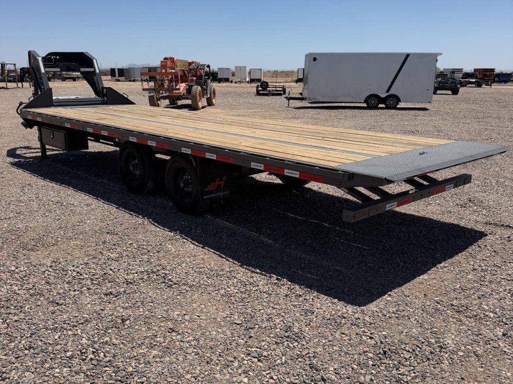 26' Horizon FFHSS Gooseneck Deckover Full Tilt Trailer - (2) 10K Axles 014792