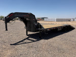 32' Horizon FYZ Gooseneck Hydraulic Dovetail Deckover Trailer - (2) 12K Axles 016586