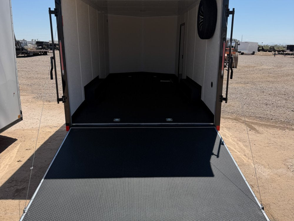 8.5 x 20 Journey SE Flat Top Sloped V Nose Car Hauler (2) 5200 lbs Axles 146231