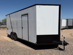 8.5 x 20 Journey SE Flat Top Sloped V Nose Car Hauler (2) 5200 lbs Axles 146231
