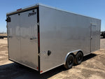 8.5 x 20 Outback DLX Flat Top V Nose Car Hauler (2) - 5200 lbs Axles 146226