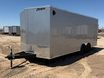 8.5 x 20 Outback DLX Flat Top V Nose Car Hauler (2) - 5200 lbs Axles 146226