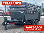 Dura Haul 14' BP Roll Off Bundle (2) 7k Axles + 3 Bin 4' Walls 01092A