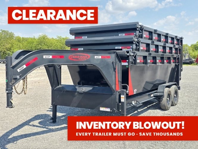 Dura Haul 14' GN Roll off Bundle (2) 7k Axles + 3 Bins w/ 4' Walls 01075A