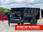 Horizon 14' RDZ GN Roll off Bundle (2) 7k Axles + 3 Bins w/ 4' Walls 013108