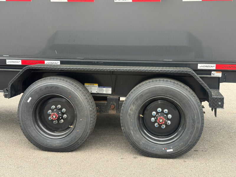 Horizon 16' HRD GN Roll off Bundle (2) 10k Axles + 3 Bins w/ 4' Walls 014954