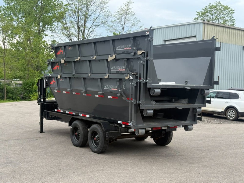Horizon 16' HRD GN Roll off Bundle (2) 10k Axles + 3 Bins w/ 4' Walls 014954
