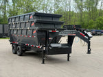 Horizon 16' HRD GN Roll off Bundle (2) 10k Axles + 3 Bins w/ 4' Walls 014954