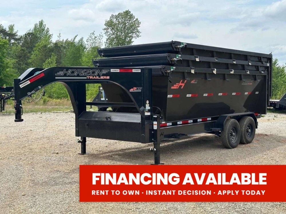 Horizon 16' RDZ GN Roll off Bundle (2) 7k Axles + 3 Bins w/ 4' Walls 016368