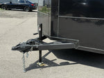 7 x 16 DX 7K Flat Top V Nose Enclosed - (2) 3500 lb Axles 140455