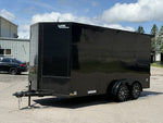 7 x 16 DX 7K Flat Top V Nose Enclosed - (2) 3500 lb Axles 140455