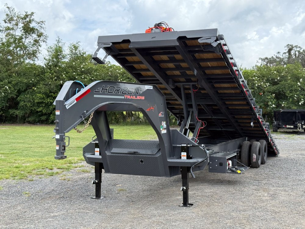 32' Horizon CFT Gooseneck Full Tilt Container Trailer - (2) 10K Axles 016108