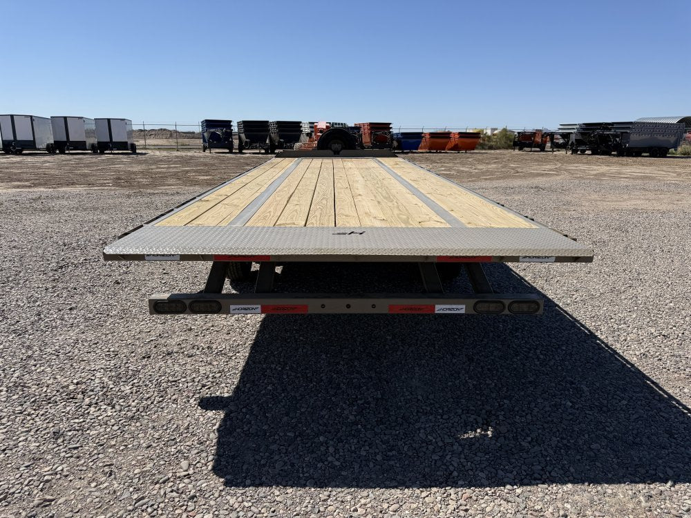 24' Horizon FFT Bumper Pull Full Deckover TIlt Trailer - (2) 10K Axles 018030