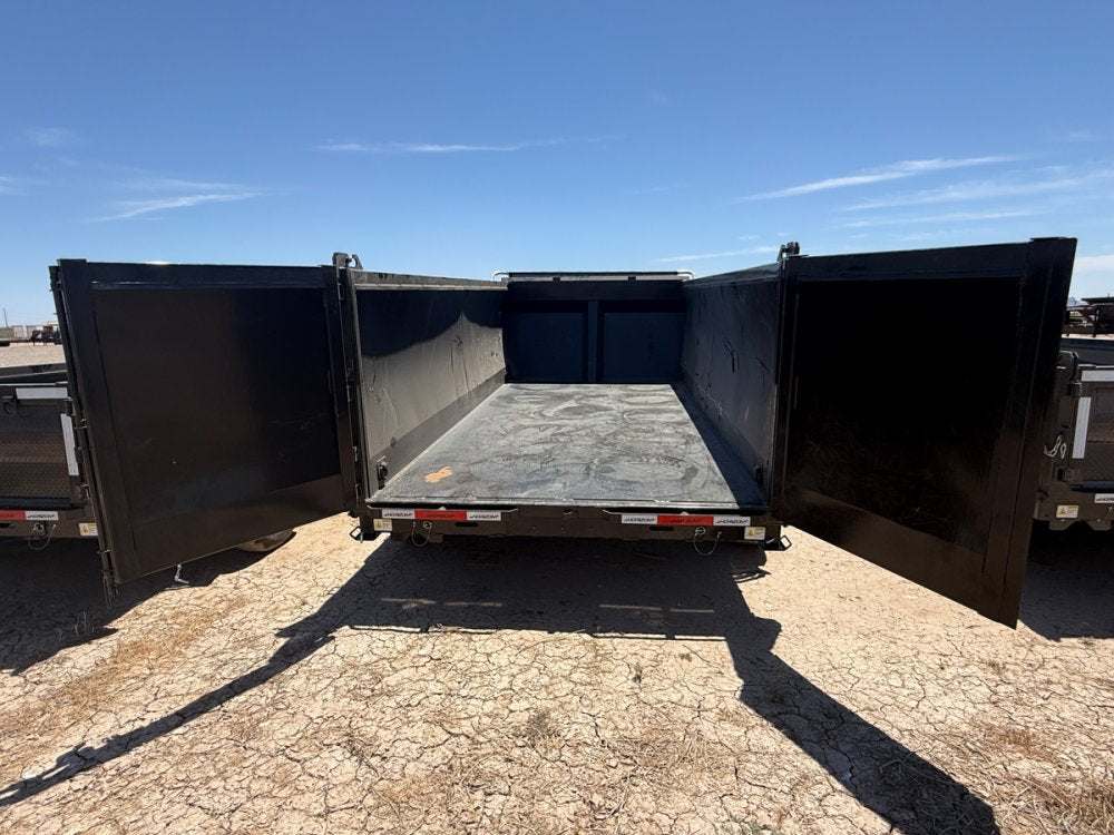14' Horizon HZ7 Bumper Pull Dump Trailer 24" Side Walls - (2) 7K Axles 017756