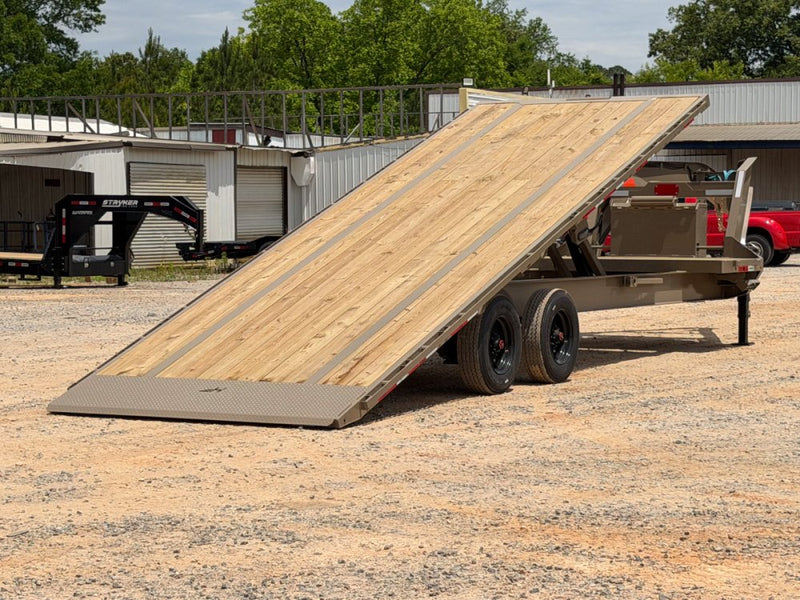 28' Horizon FTS Gooseneck Hydraulic Deckover Tilt Trailer - (2) 10K Axles 16542
