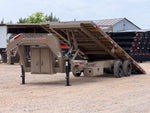 28' Horizon FTS Gooseneck Hydraulic Deckover Tilt Trailer - (2) 10K Axles 16542