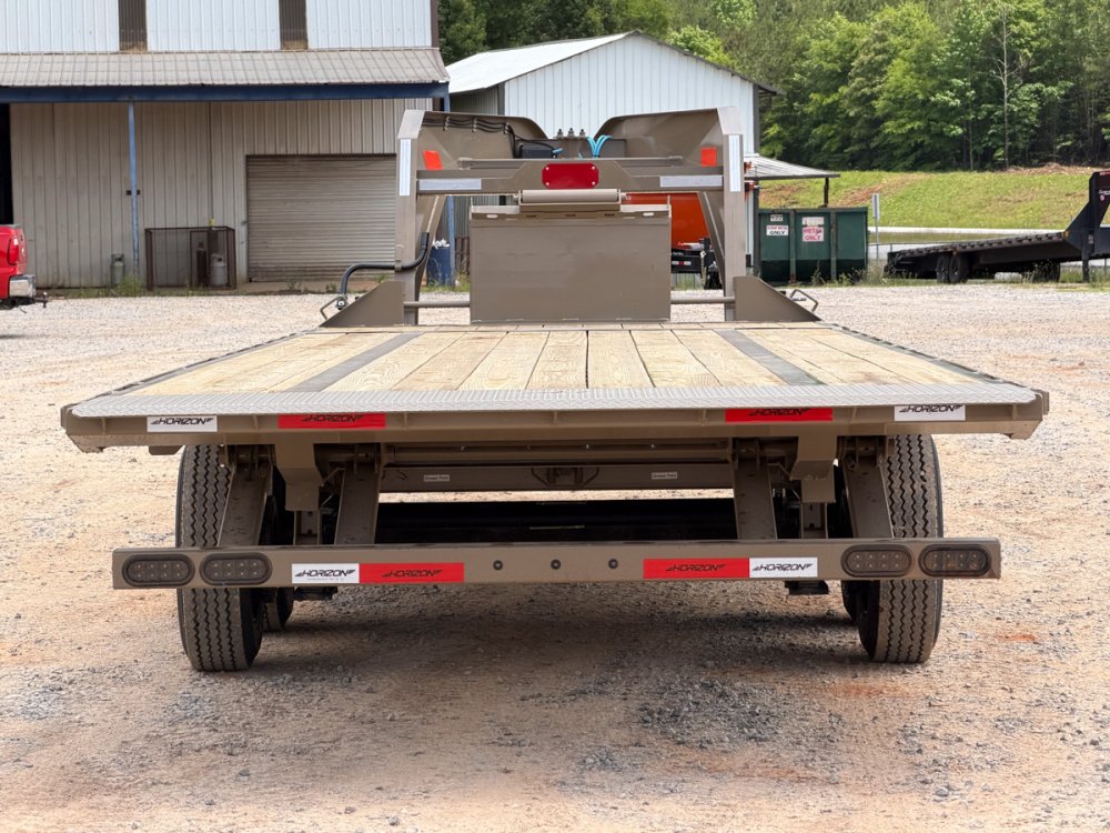 28' Horizon FTS Gooseneck Hydraulic Deckover Tilt Trailer - (2) 10K Axles 16542
