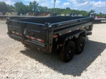 12' x 83" Iron Bull DTB Bumper Pull Dump Trailer 24" Side Walls - (2) 7,000 lb Axles 115121