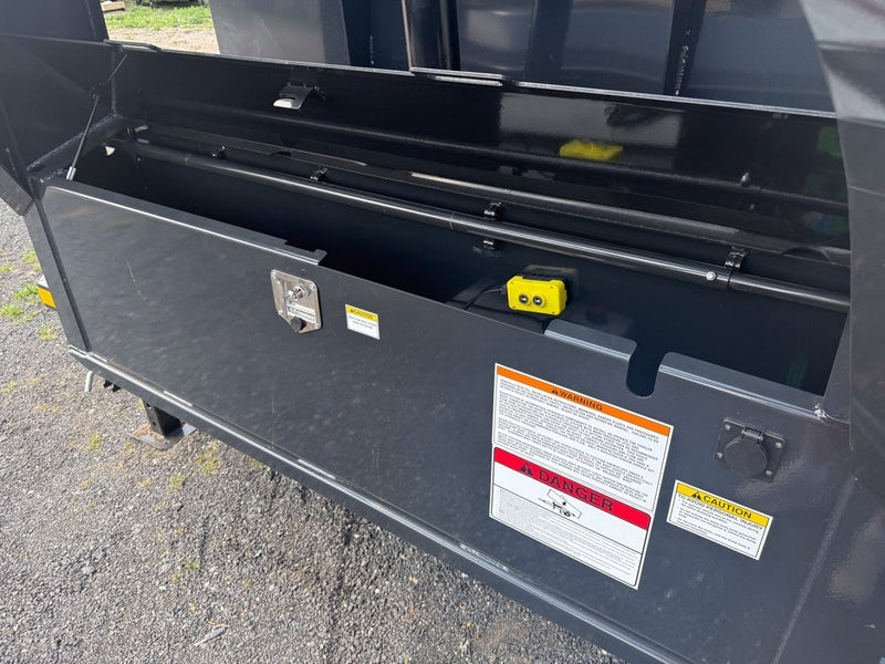 16' Hillcrest Gooseneck Dump Trailer Telescopic 40" Side Walls - (2) 8K Axles 004215