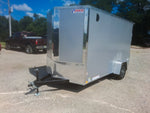 6 x 12 DX 3K Flat Top V Nose Enclosed (1) - 3500 lb Axle 155321