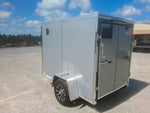 5 x 8 DX 3K Flat Top V Nose Enclosed (1) - 3500 lb Axle 155319