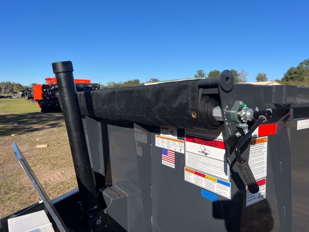 16' Hillcrest Bumper Pull Dump Trailer Telescopic 40" Side Walls - (2) 7K Axles 000034