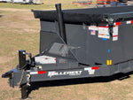 16' Hillcrest Bumper Pull Dump Trailer Telescopic 40" Side Walls - (2) 7K Axles 000034