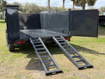 14' Hillcrest Bumper Pull Dump Trailer Telescopic 40" Side Walls - (2) 7k Axles 000103