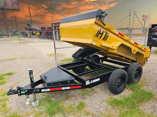 10' Horizon HZ5 BP Dump 2' Walls - Yellow 000468 - Dump Trailers BP - Stryker Dealership Group