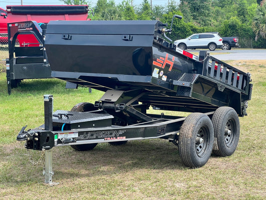 10' HZ5 BP Dump Trailer 2 - 5k Axles 18" Walls 002632 - Dump Trailers BP - Stryker Dealership Group