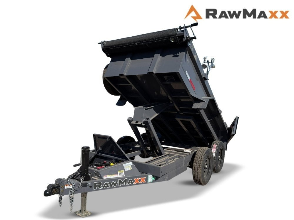 10' SDX Dump 19" Sides - 3.5k Axles - 516 Scissor - DT1 Light Duty/Dump Trailers - Stryker Dealership Group