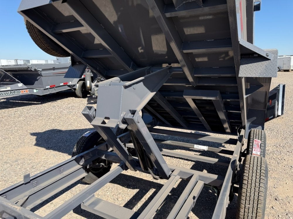 10' SDX Dump 19" Sides - 3.5k Axles - 516 Scissor - DT1 Light Duty/Dump Trailers - Stryker Dealership Group