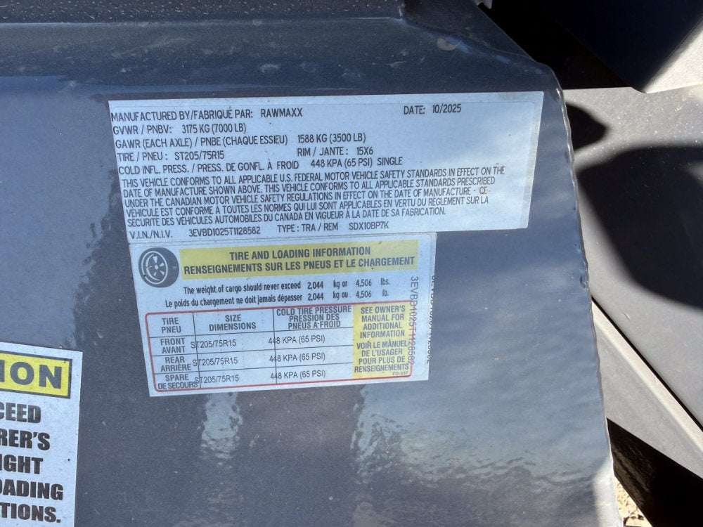 10' SDX Dump 19" Sides - 3.5k Axles - 516 Scissor - Bumper Pull Dump - Dump Trailers - Stryker Dealership Group