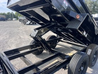 10' x 60" Iron Bull DTB Bumper Pull Dump Trailer 18" Side Walls - (2) 5200 lb Axles - Bumper Pull Dump - Dump Trailers - Stryker Dealership Group