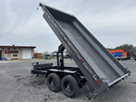 14' Stryker EDT Bumper Pull Dump Trailer 20" Side Walls - (2) 7k Axles 004055