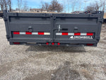 16' x 83" Iron Bull DWB Bumper Pull Dump Trailer 24" Side Walls - (2) 7,000 lb Axles 110834