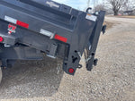 16' x 83" Iron Bull DWB Bumper Pull Dump Trailer 24" Side Walls - (2) 7,000 lb Axles 110834