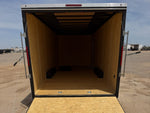8.5 x 24 DX 10K Flat Top Sloped V Nose Enclosed (2) - 5200 lb Axles 146218