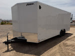 8.5 x 24 DX 10K Flat Top Sloped V Nose Enclosed (2) - 5200 lb Axles 146218