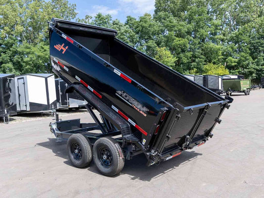 12' HZ6 BP Dump Trailer 2 - 5.2k Axles 3' Walls 005833 - Stryker Dealership Group