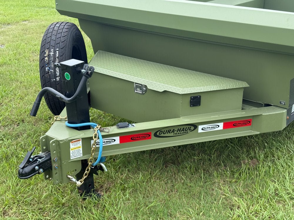 12' x 6' Dump Trailer DRM 24" Side Walls (2) 7K Axles Scissor Lift 10093 - Stryker Dealership Group