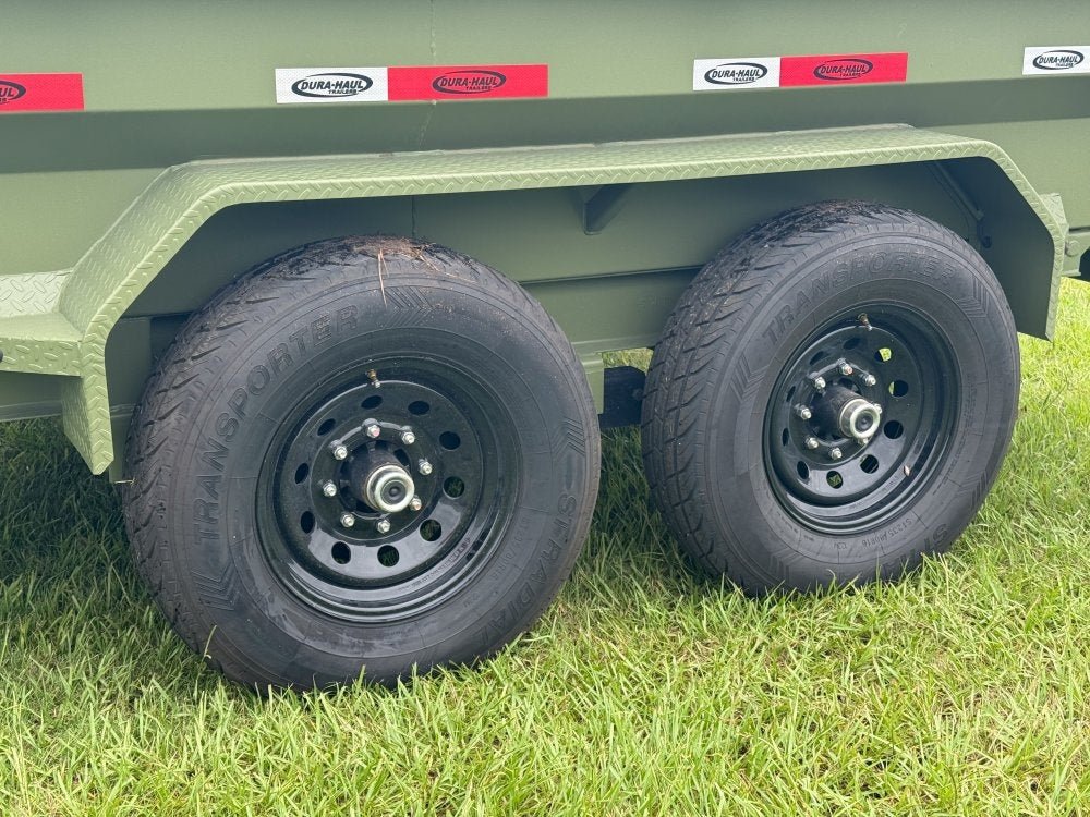12' x 6' Dump Trailer DRM 24" Side Walls (2) 7K Axles Scissor Lift 10093 - Stryker Dealership Group
