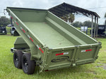 12' x 6' Dump Trailer DRM 24" Side Walls (2) 7K Axles Scissor Lift 10093 - Stryker Dealership Group