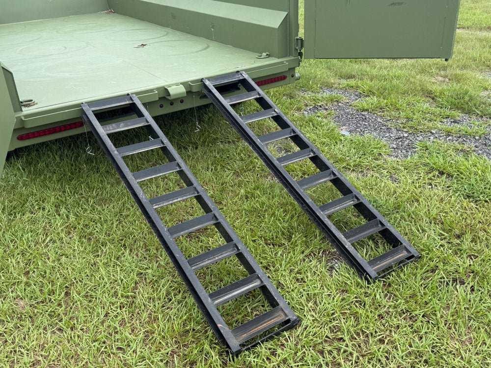 12' x 6' Dump Trailer DRM 24" Side Walls (2) 7K Axles Scissor Lift 10093 - Stryker Dealership Group