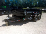 12' x 83" Iron Bull DTB Bumper Pull Dump Trailer 24" Side Walls - (2) 7,000 lb Axles 115121 - Stryker Dealership Group