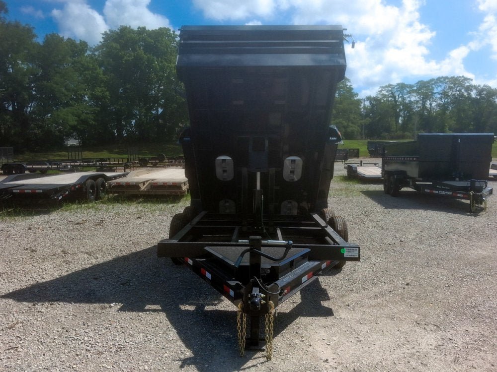 12' x 83" Iron Bull DTB Bumper Pull Dump Trailer 24" Side Walls - (2) 7,000 lb Axles 115121 - Stryker Dealership Group