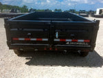 12' x 83" Iron Bull DTB Bumper Pull Dump Trailer 24" Side Walls - (2) 7,000 lb Axles 115121 - Stryker Dealership Group